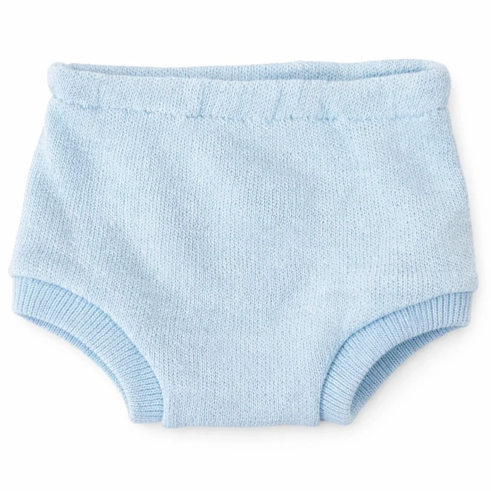 Baby Blue Knit Bloomers